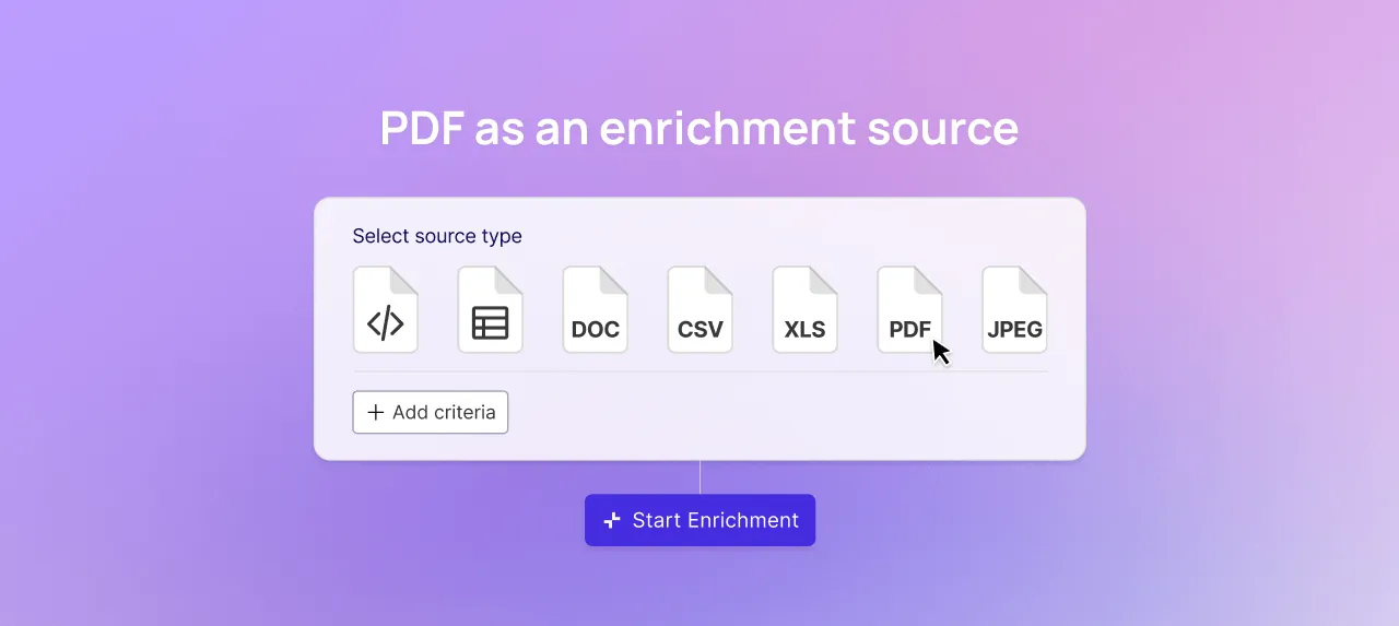 Introducing PDF as a Product Data Enrichment Source