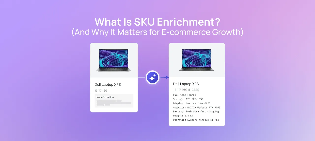 What Is SKU Enrichment? (And Why It Matters for E-commerce Growth)