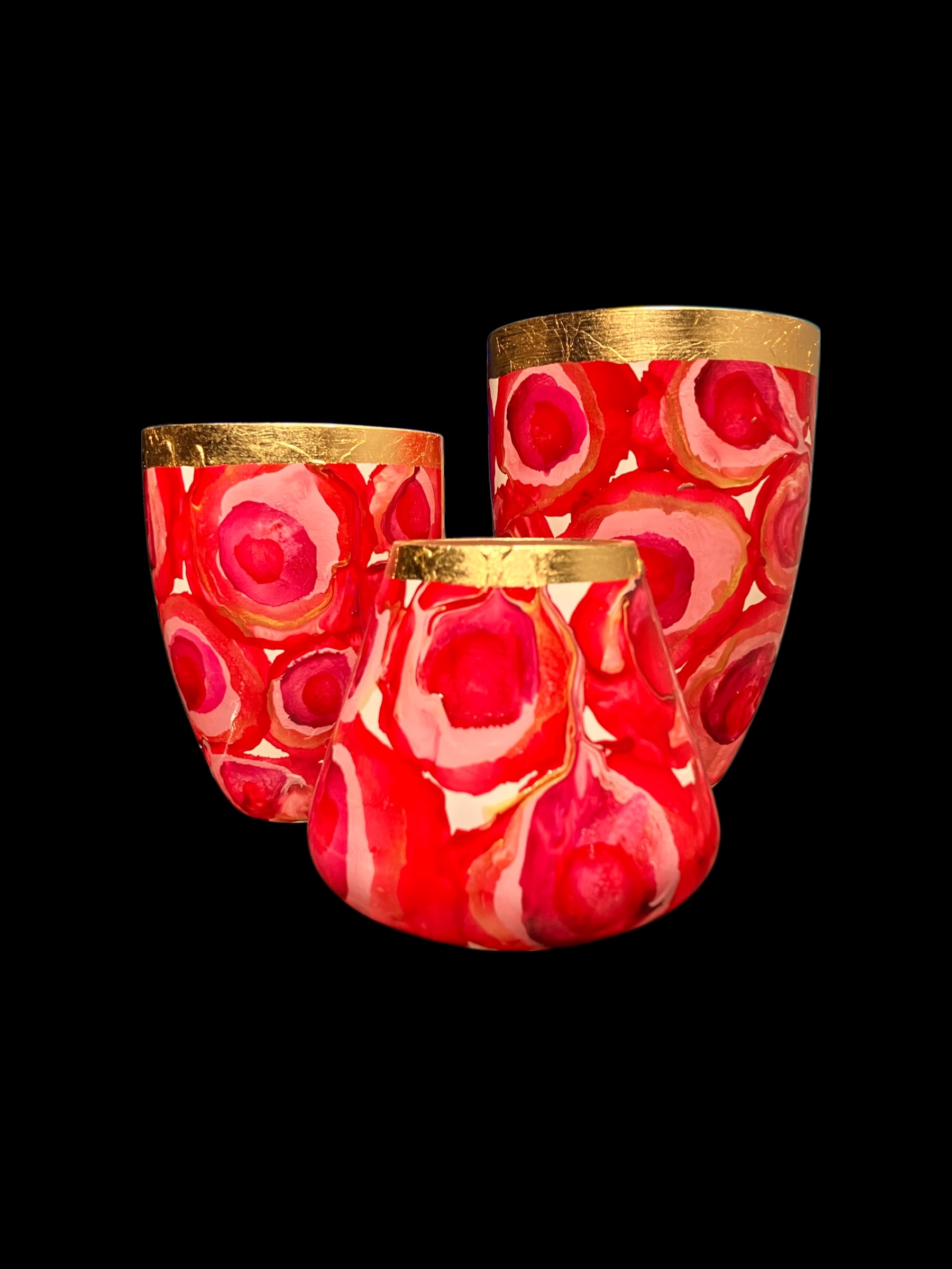 Set a 3  Mini Vaasjes 18B