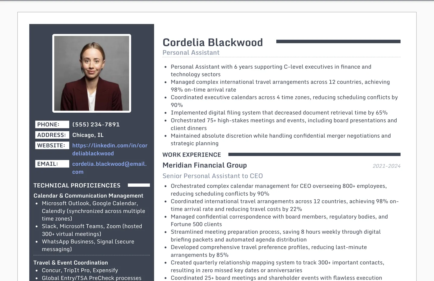 Personal Assistant