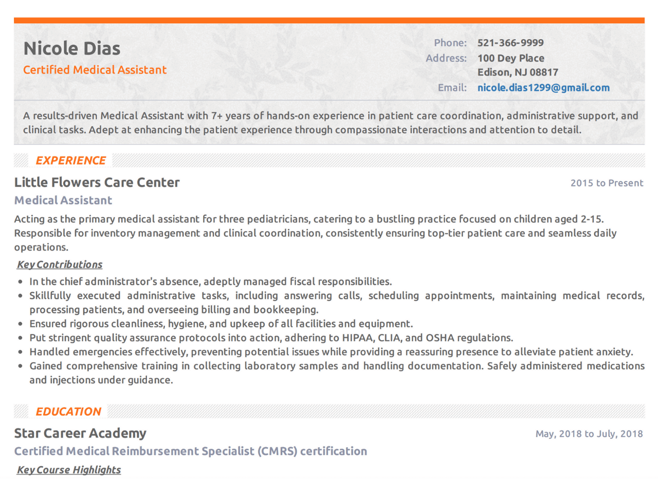 Medical Assistant