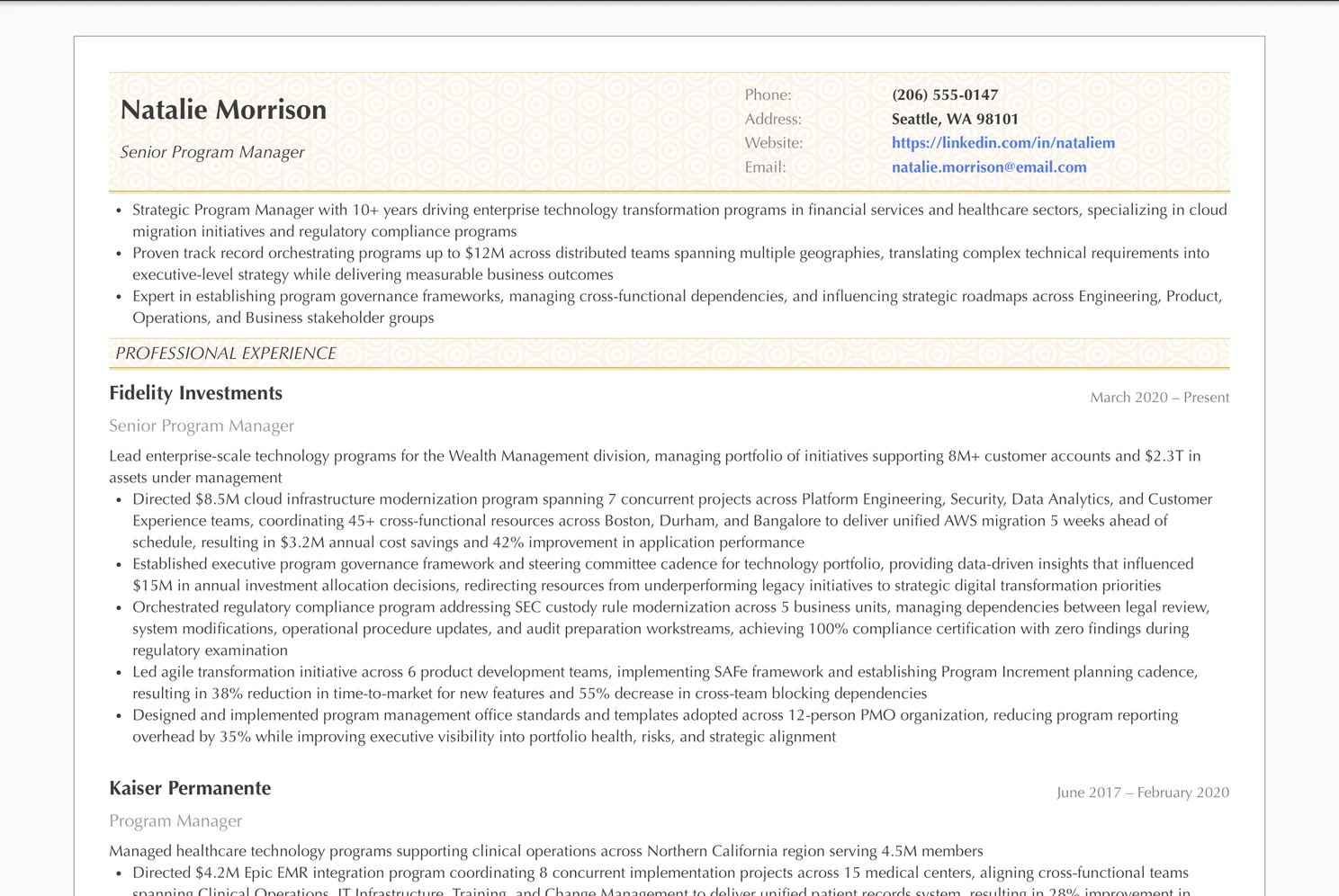 Program Manager