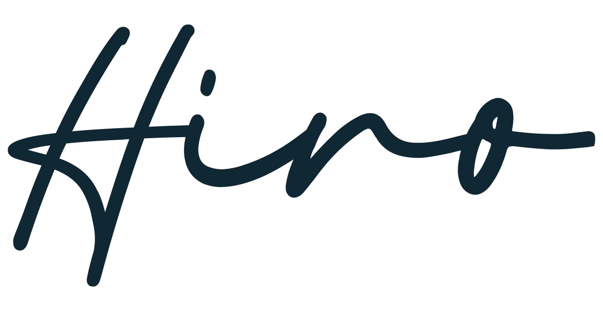 Hiro signature blue header