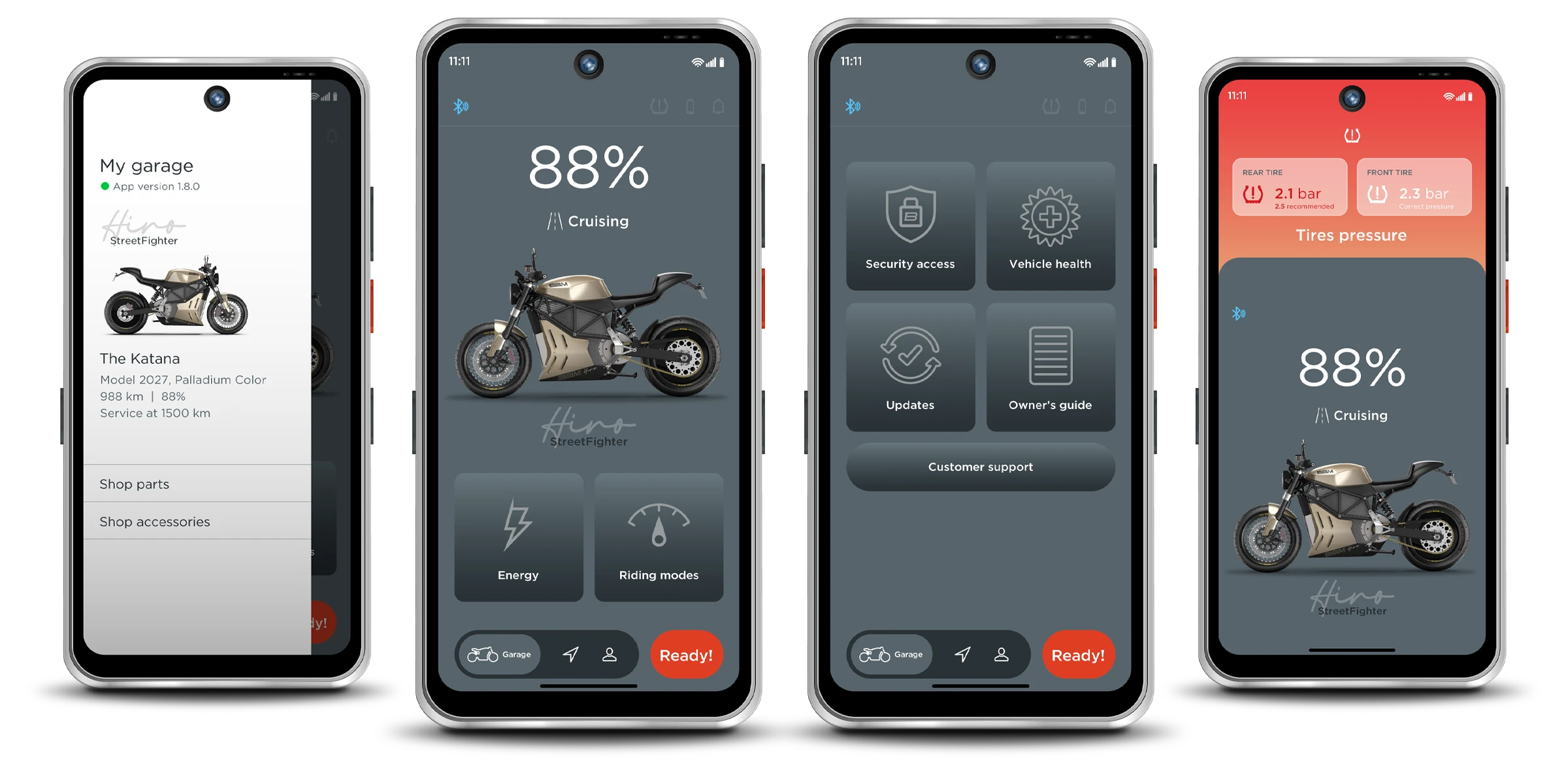 BBM Dynamic App screens