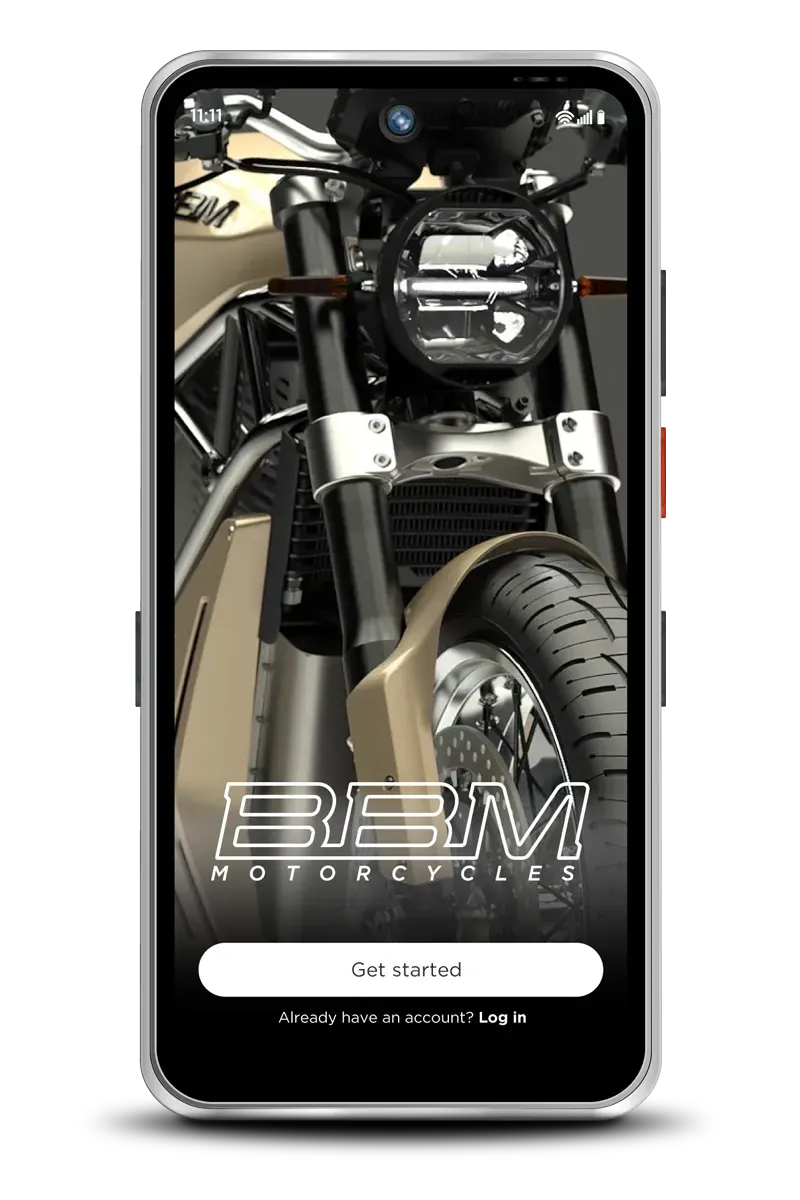 BBM Dynamic App home screen