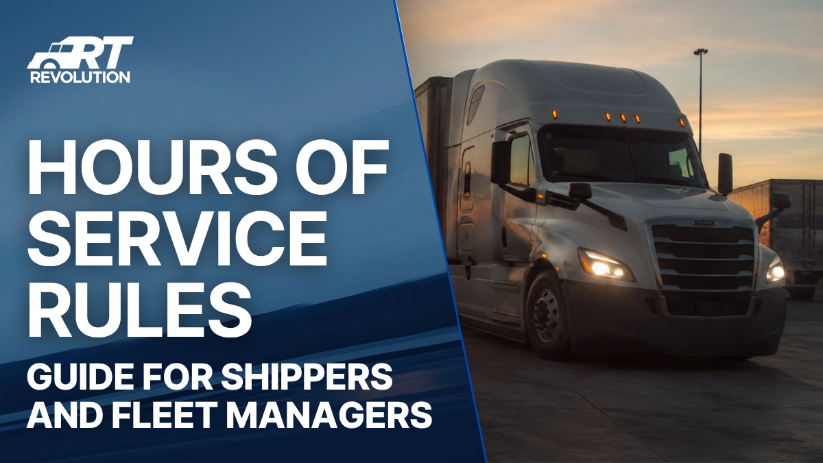 A blog post from Revolution about how FMCSA hours of service rules govern how long truck drivers can drive