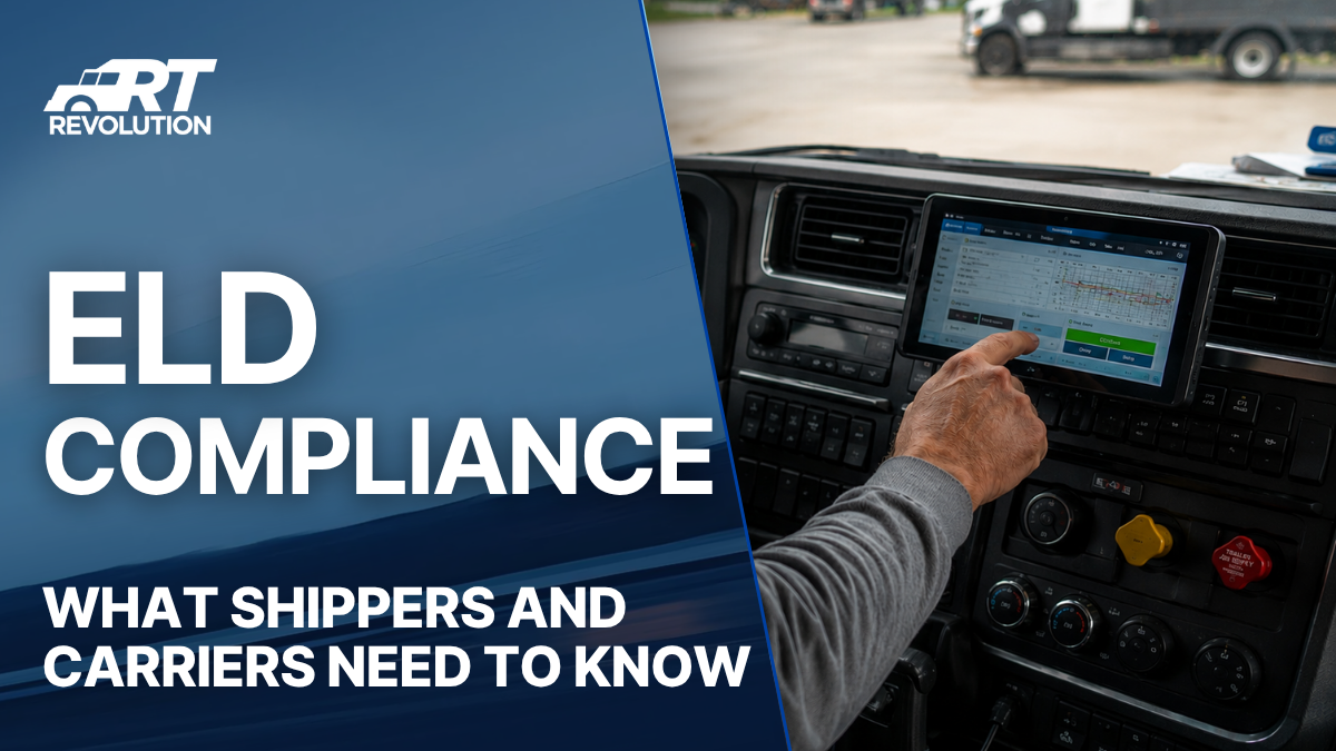 Blog post from Revolution about how FMCSA's ELD mandate requires most commercial truck drivers to use registered electronic logging devices