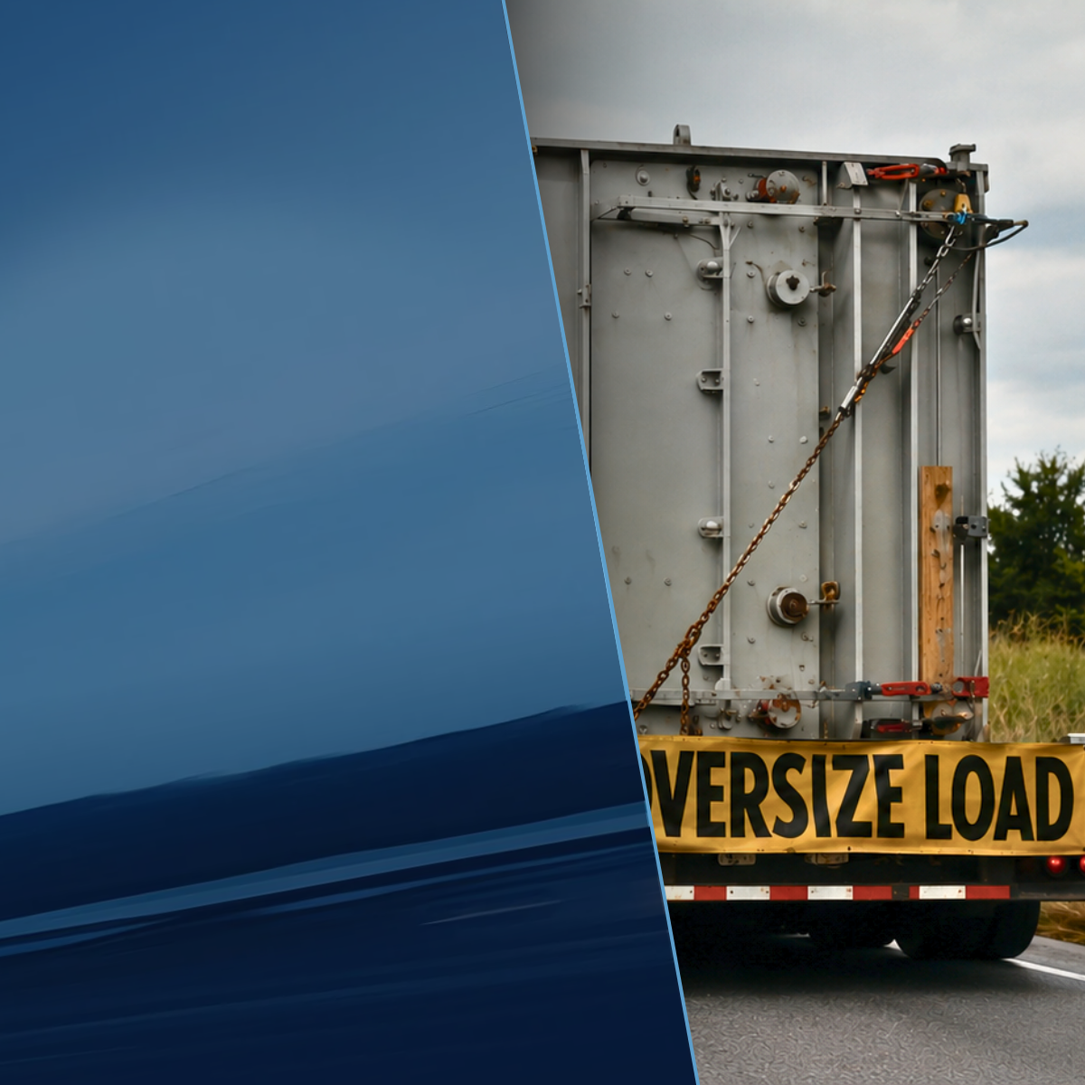 Blog post by Revolution Trucking about Oversized and overweight loads