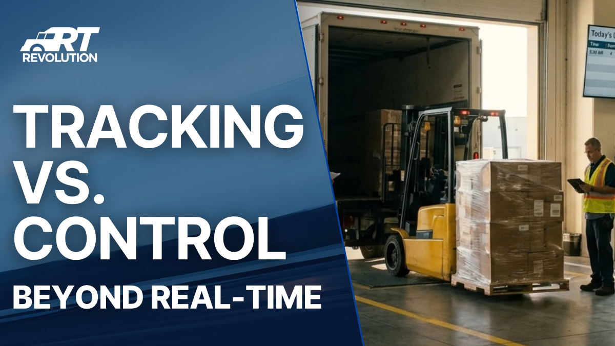 Loading dock demonstrating the real-time control of shippers