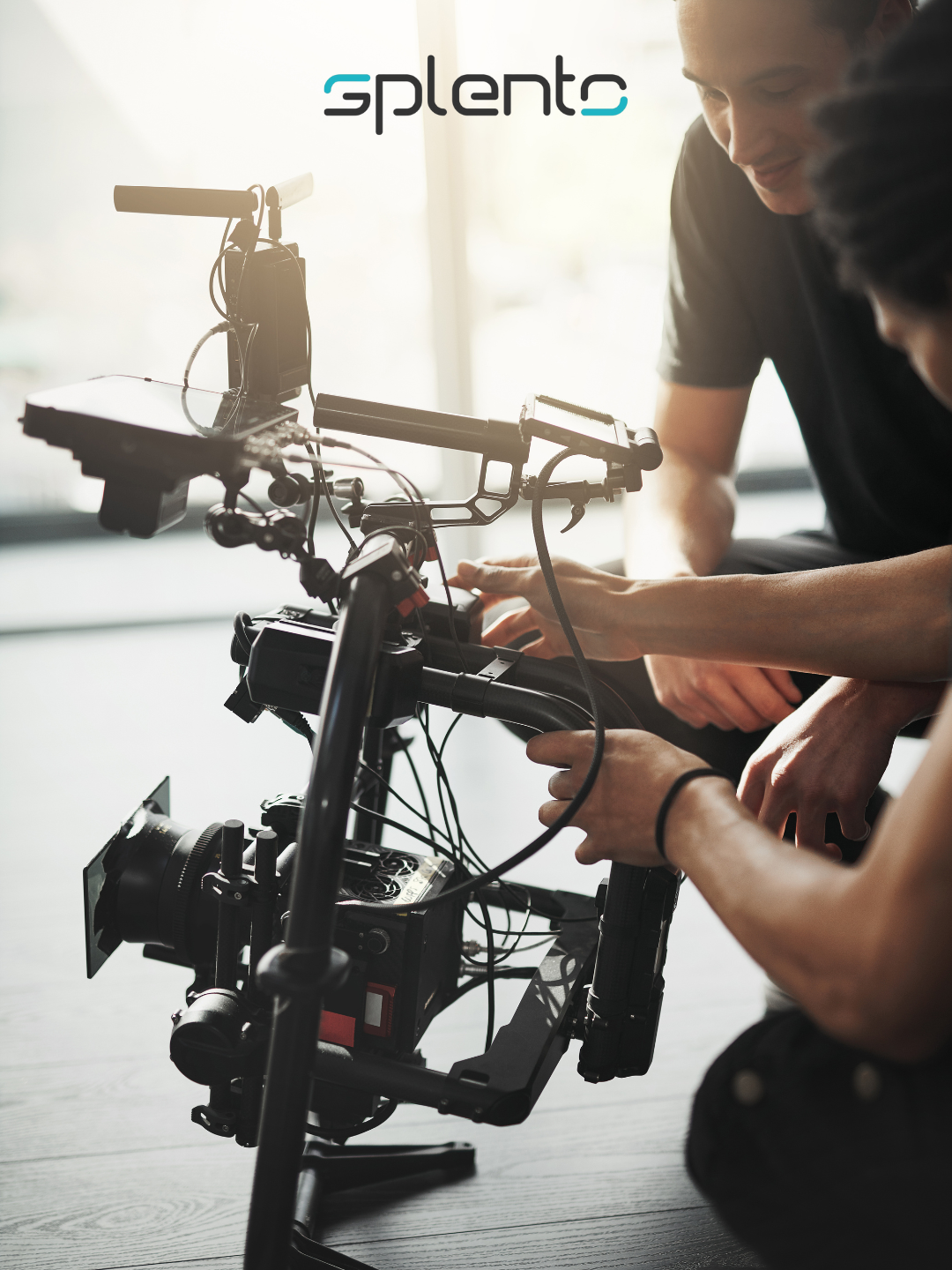 Several people are doing video recording