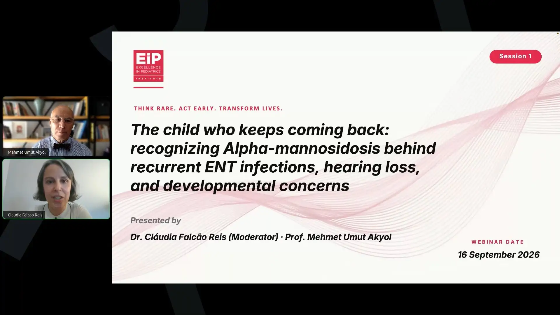 Webinar on Recognizing Alpha-Mannosidosis Behind Recurrent ENT Infections, Hearing Loss, and Developmental Concerns