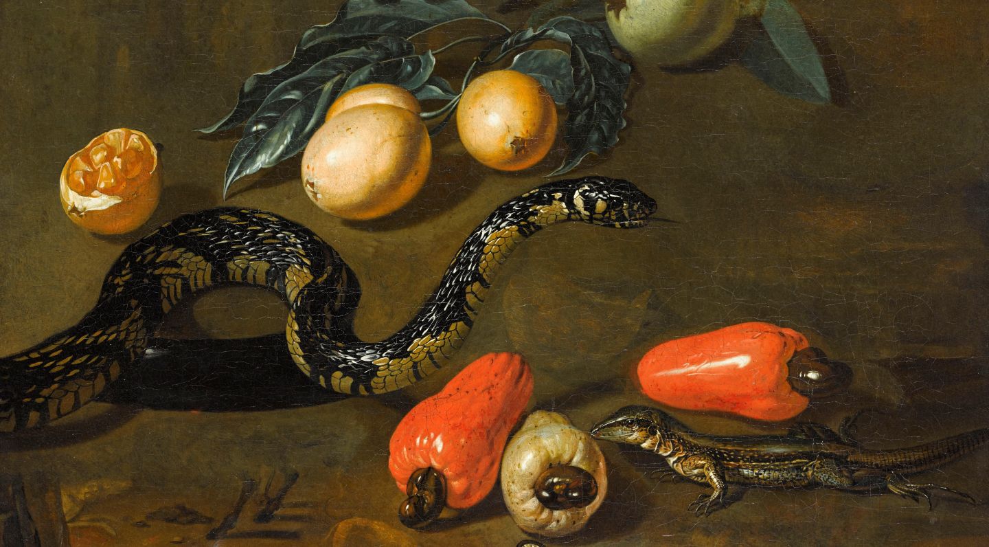 De plantage Waterlant geschilderd door Nederlandse schilder Dirk Valkenburg 