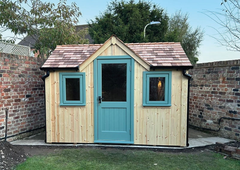 Timber garden storage buildings