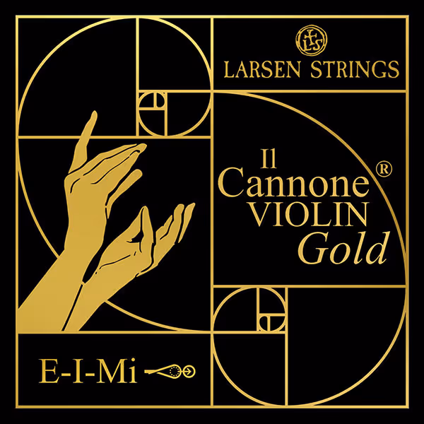 LARSEN IL CANNONE GOLD E (KULA/ÖGLA) VIOLINSTRÄNG[LAR226412G]