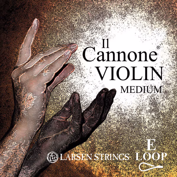 LARSEN IL CANNONE MEDIUM SATS (E ÖGLA) VIOLINSTRÄNG[LAR226907]