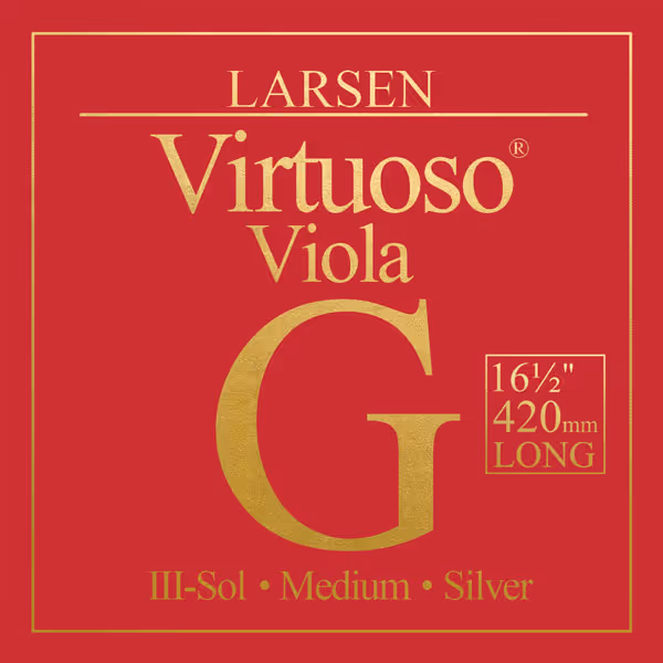 LARSEN VIRTUOSO 42CM (EXTRA LONG) MEDIUM G VIOLASTRÄNG[LAR222234]