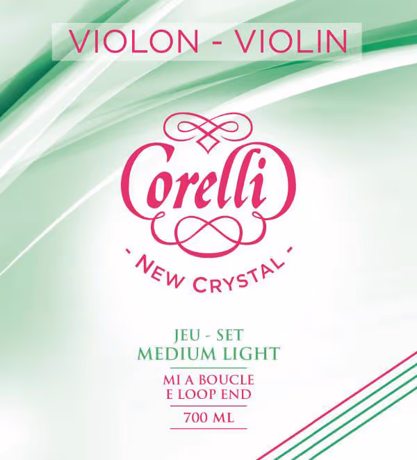 CORELLI NEW CRYSTAL MEDIUM LIGHT G VIOLINSTRÄNG[COR704ML]