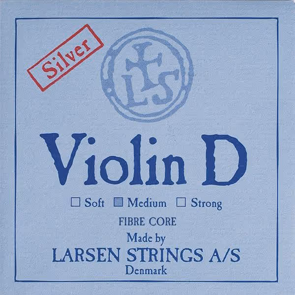 LARSEN MEDIUM D SILVER VIOLINSTRÄNG[LAR225135]