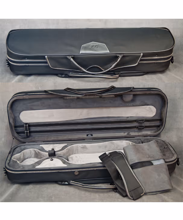 PEDI MODENA (SVART/GRÅTT) VIOLINETUI[ESMDN]