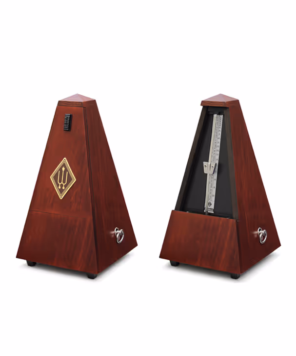 MÄLZEL MAHOGNYBETSAD METRONOM[WIT801M]