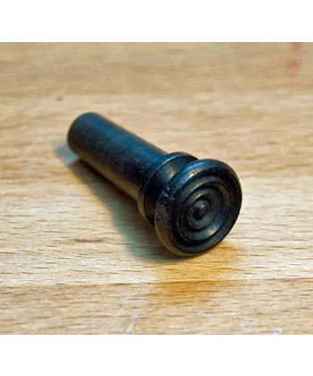 ÄNDKNAPP VIOLIN/VIOLA EBENHOLTS DJUP MED 3 RINGAR SVAG[Ä26]