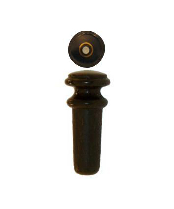 ÄNDKNAPP VIOLIN/VIOLA EBENHOLTS PARISERÖGA[Ä1011]