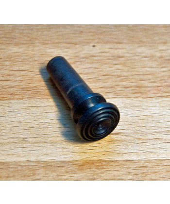 ÄNDKNAPP VIOLIN/VIOLA EBENHOLTS FLAT MED 3 RINGAR SVAG[Ä25]