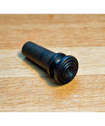 ÄNDKNAPP VIOLIN/VIOLA EBENHOLTS FLAT MED 3 RINGAR STARK[Ä25]