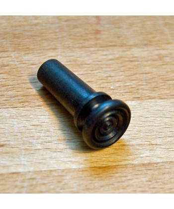 ÄNDKNAPP VIOLIN/VIOLA EBENHOLTS DJUP MED 3 RINGAR STARK[Ä26]