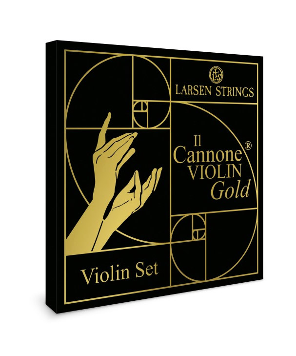 LARSEN IL CANNONE GOLD SATS (E KULA/ÖGLA) VIOLINSTRÄNGAR[LAR226900G]