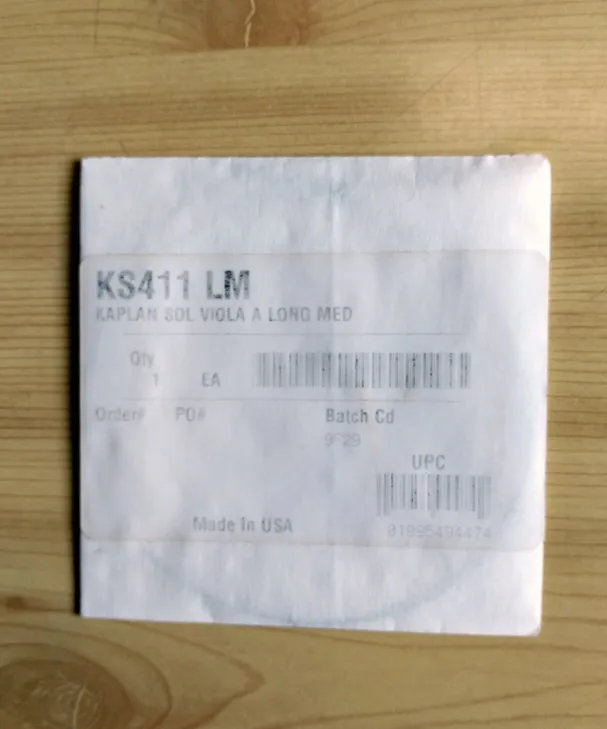 KAPLAN SOLUTIONS A VIOLASTRÄNG[DKS411]