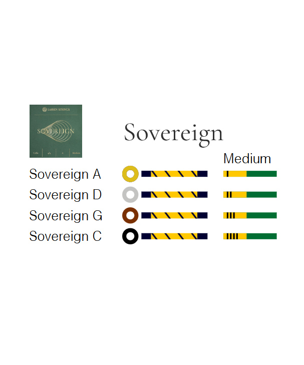 LARSEN SOVEREIGN A CELLOSTRÄNG[LAR334412]