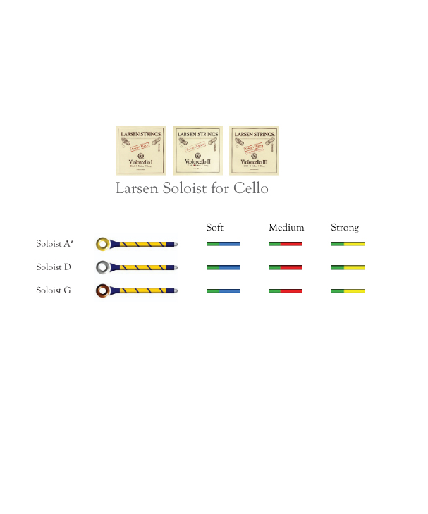 LARSEN MEDIUM G SOLOIST CELLOSTRÄNG[LAR331132]