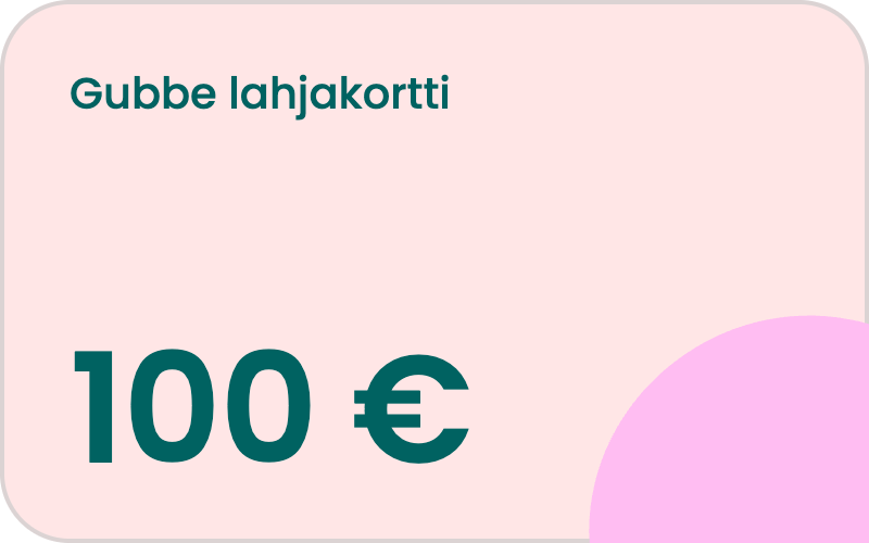 Gubbe lahjakortti 100 euroa