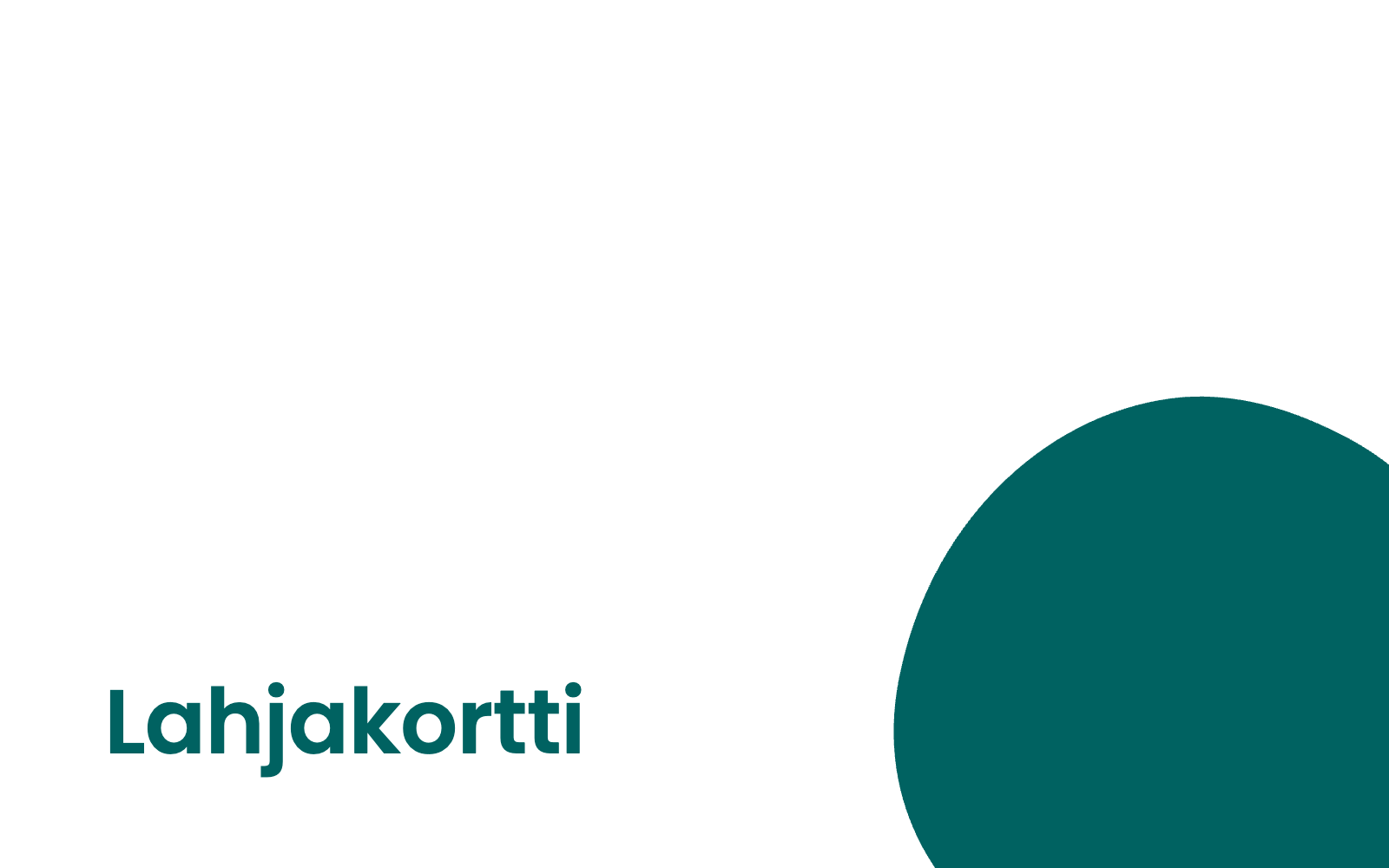 Gubbe lahjakortti Minimal