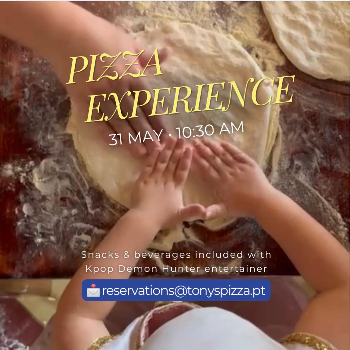 pizza kids workshop algarve may