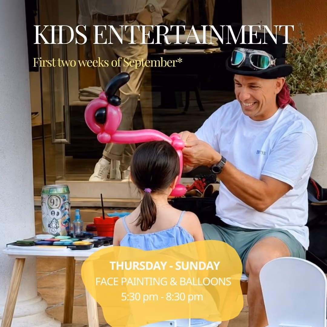 kids entertainment algarve september