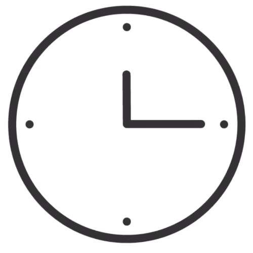 Time clock icon.