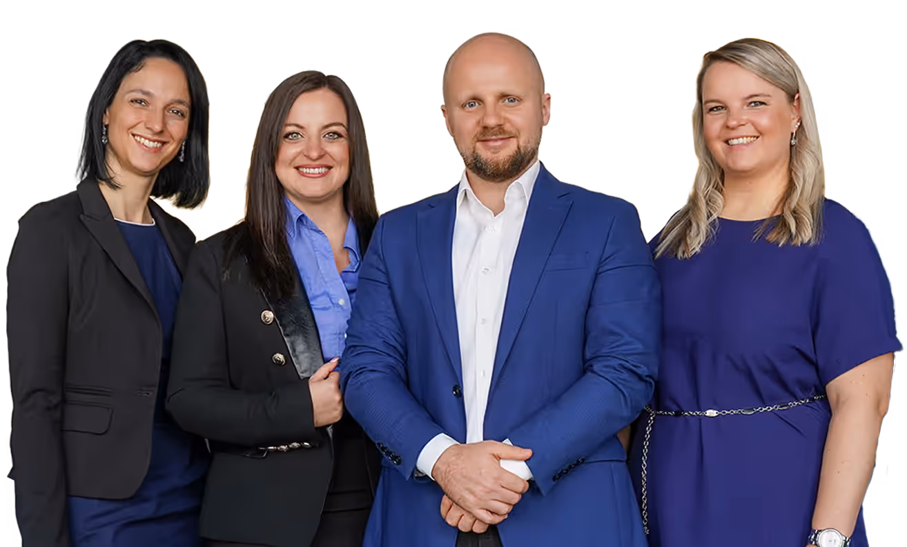 Fünfköpfiges Team von KVK VermögensKonzepte eG