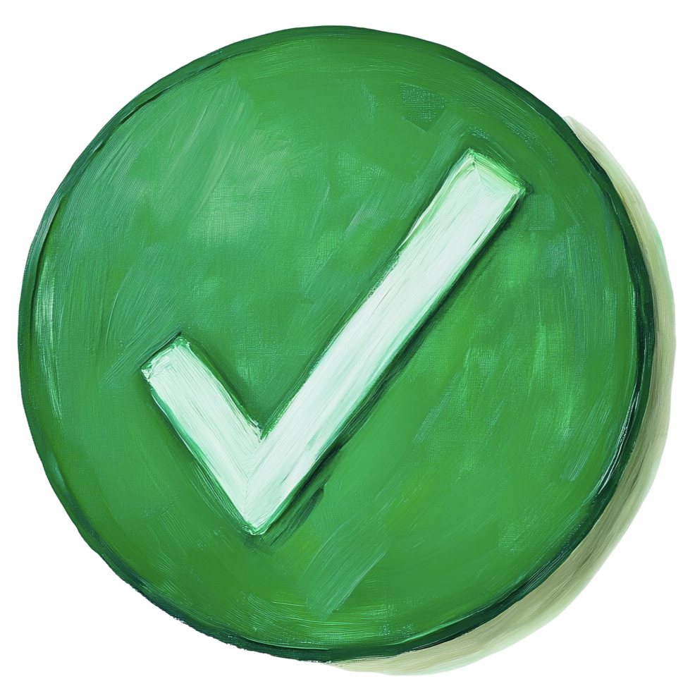 Green checkmark icon indicating included website features – Fighting Tigers