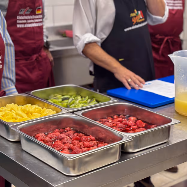Frisches Obst für das Seminar