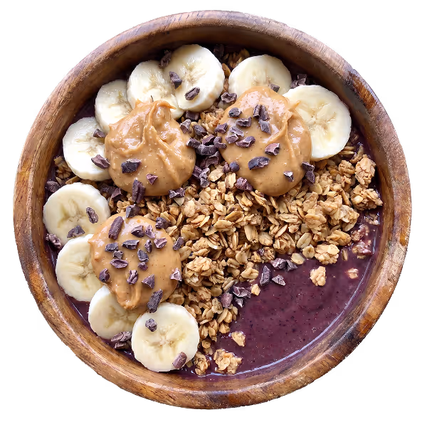 Foto einer Peanut-Power-Bowl