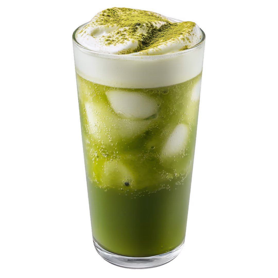 Das Sommer-Trendgetränk Matcha Iced Latte