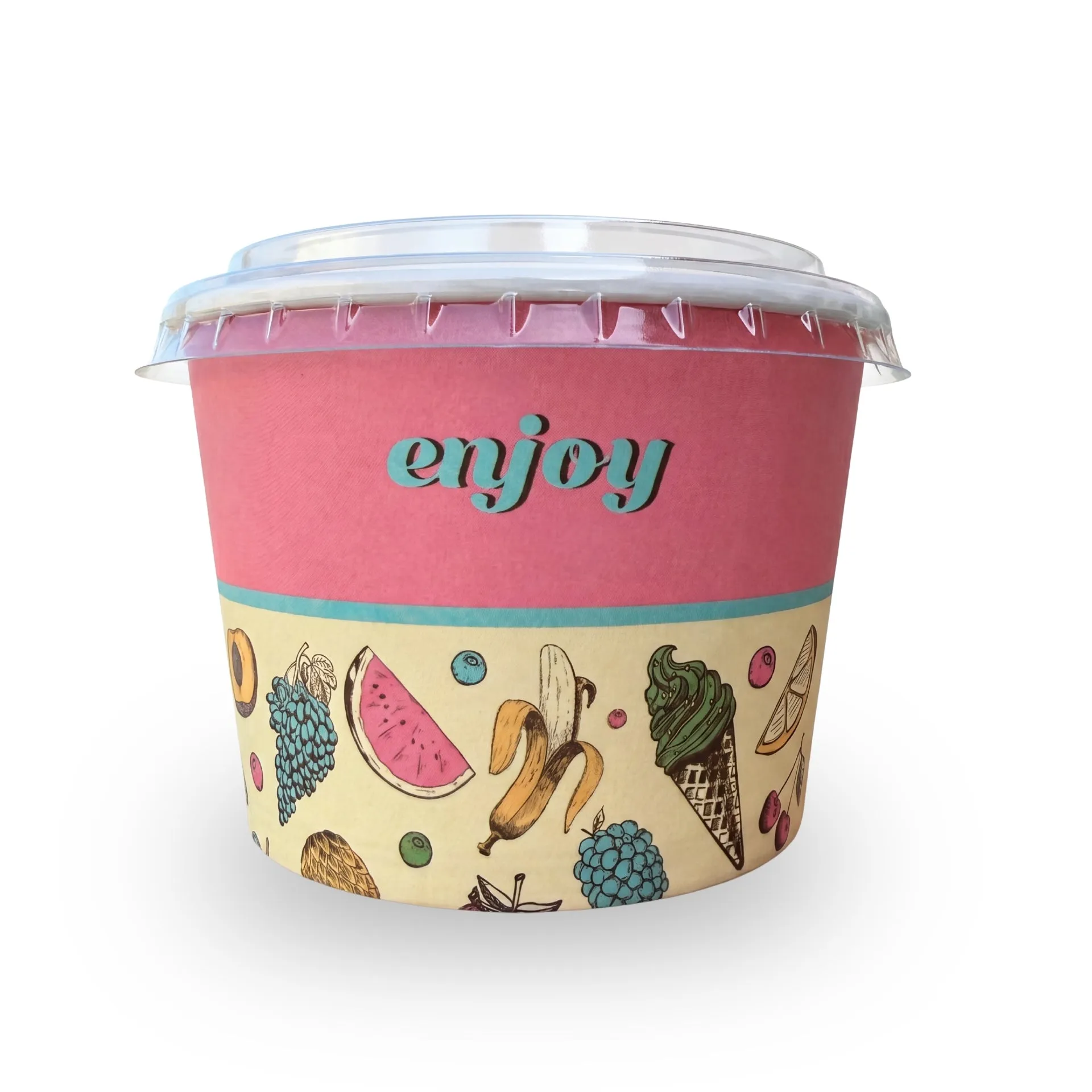 Eisbecher 290cc mit Deckel