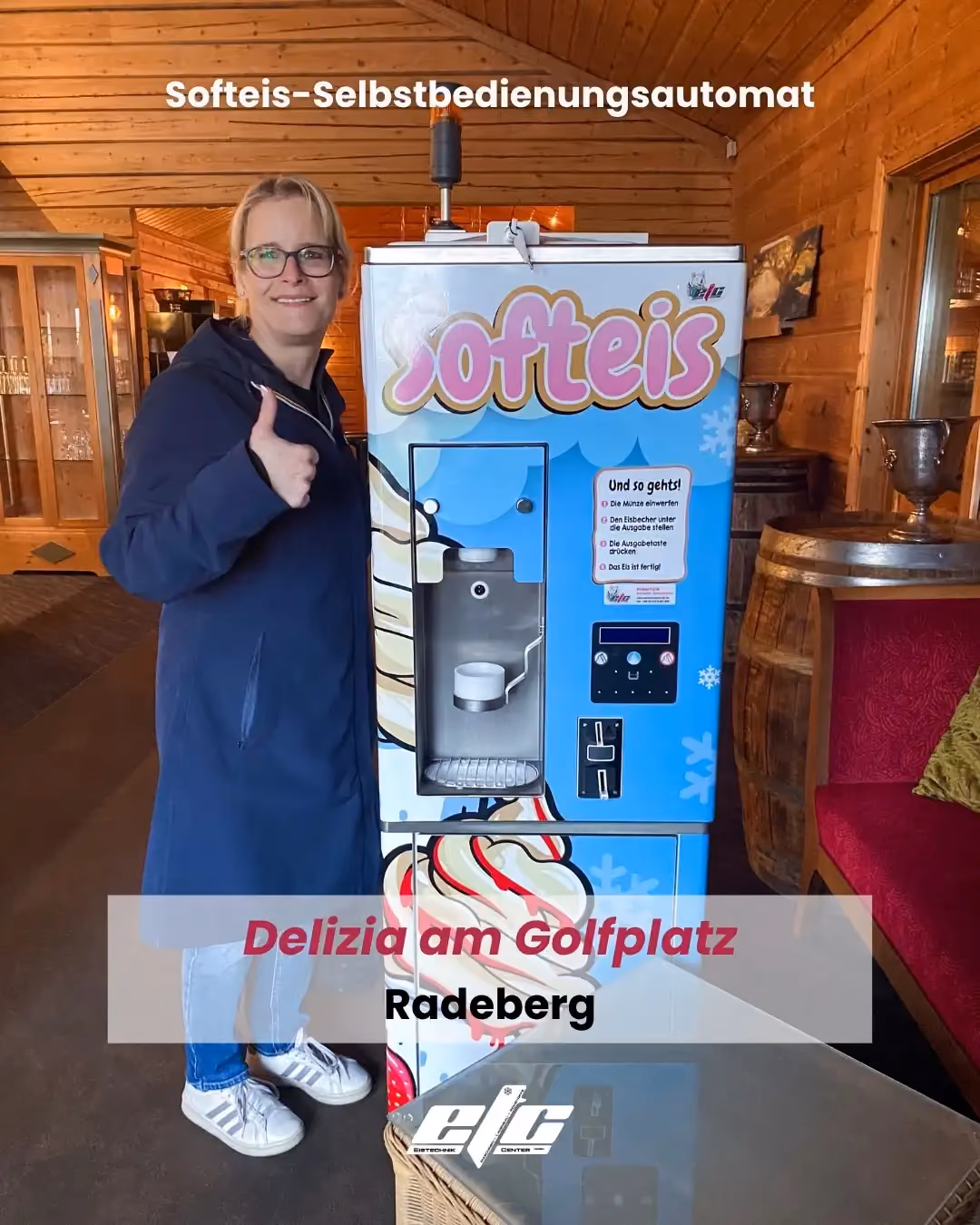 Delizia Ristorante & Weinbar (self-service soft serve machine)