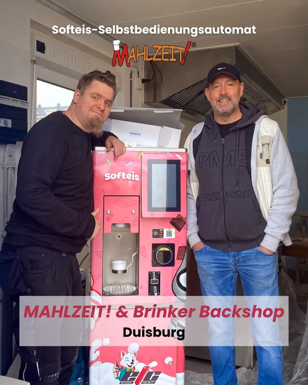 MAHLZEIT! & Brinker Backshop (self-service soft serve machine)