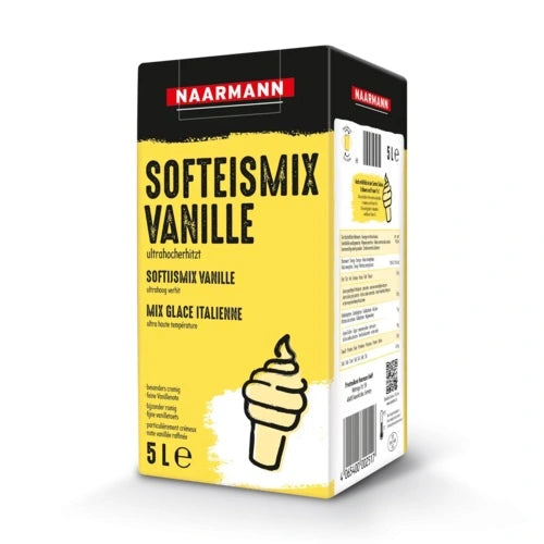 Naarmann Softeismix Vanille – gebrauchsfertiger flüssiger Mix