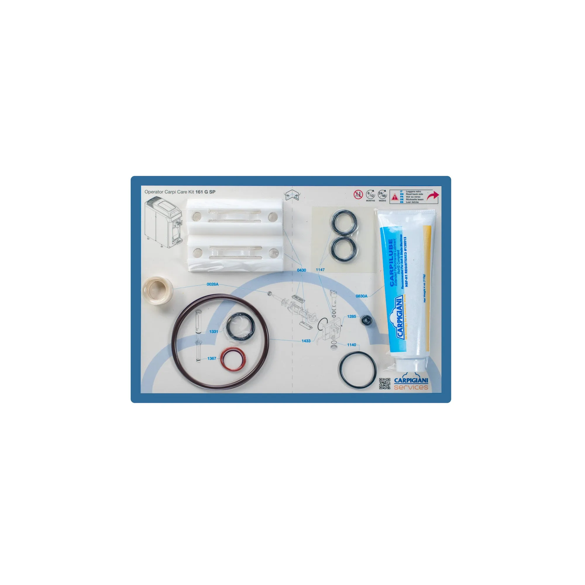 Carpigiani Care Kit - Softeismaschine 161 G/SP