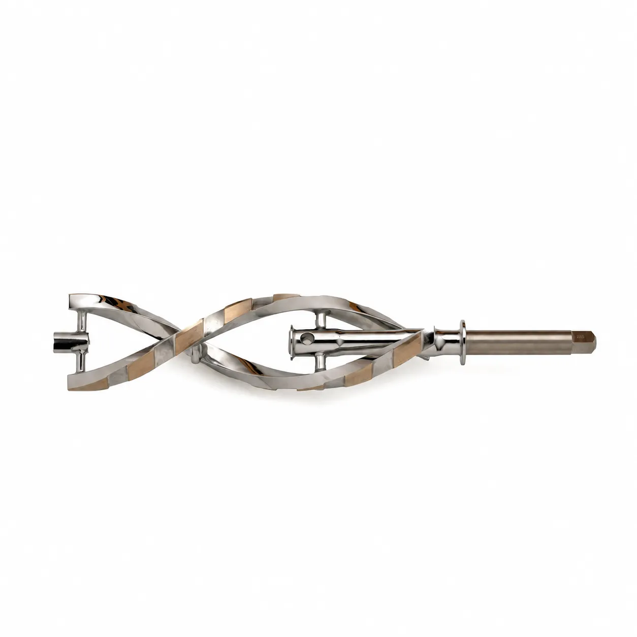 Metal 2E beater for Carpigiani soft serve machines with a large cylinder