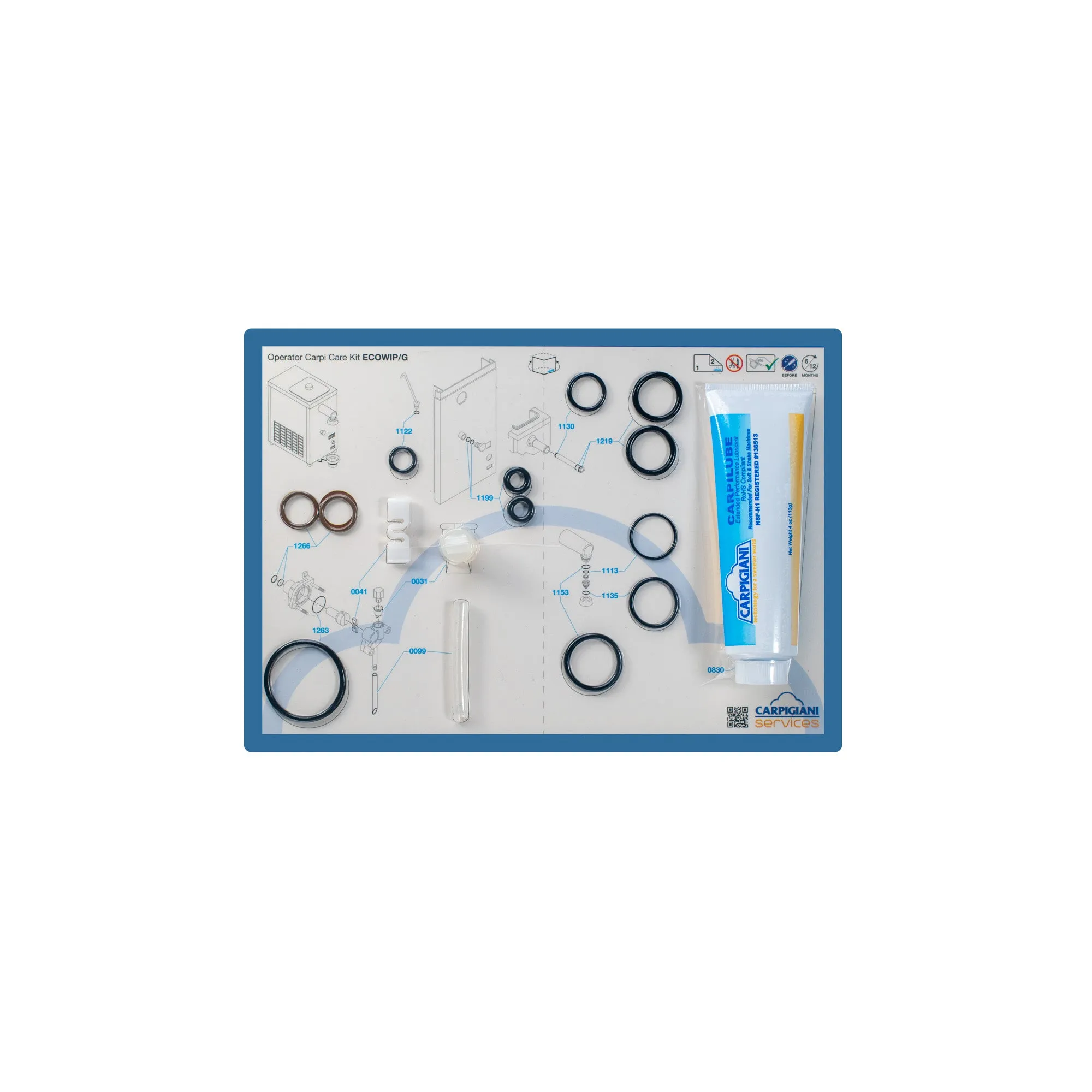 Carpigiani Care Kit - Sahneautomat Ecowip/G